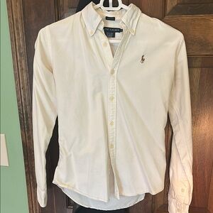 EUC Ralph Lauren Button Down Size 0